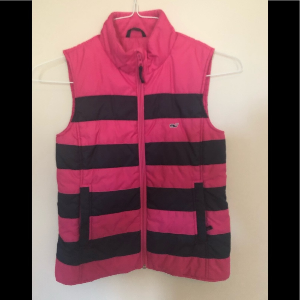 Vineyard Vines Down Puffer Vest Girl’s small 7/8